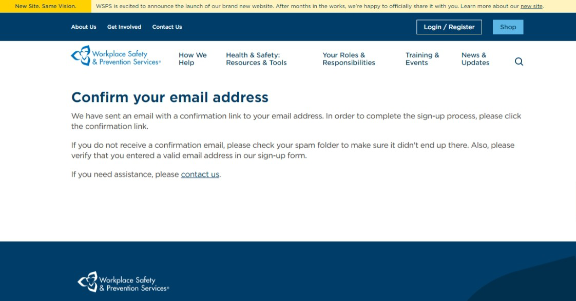 Registration Confirmation